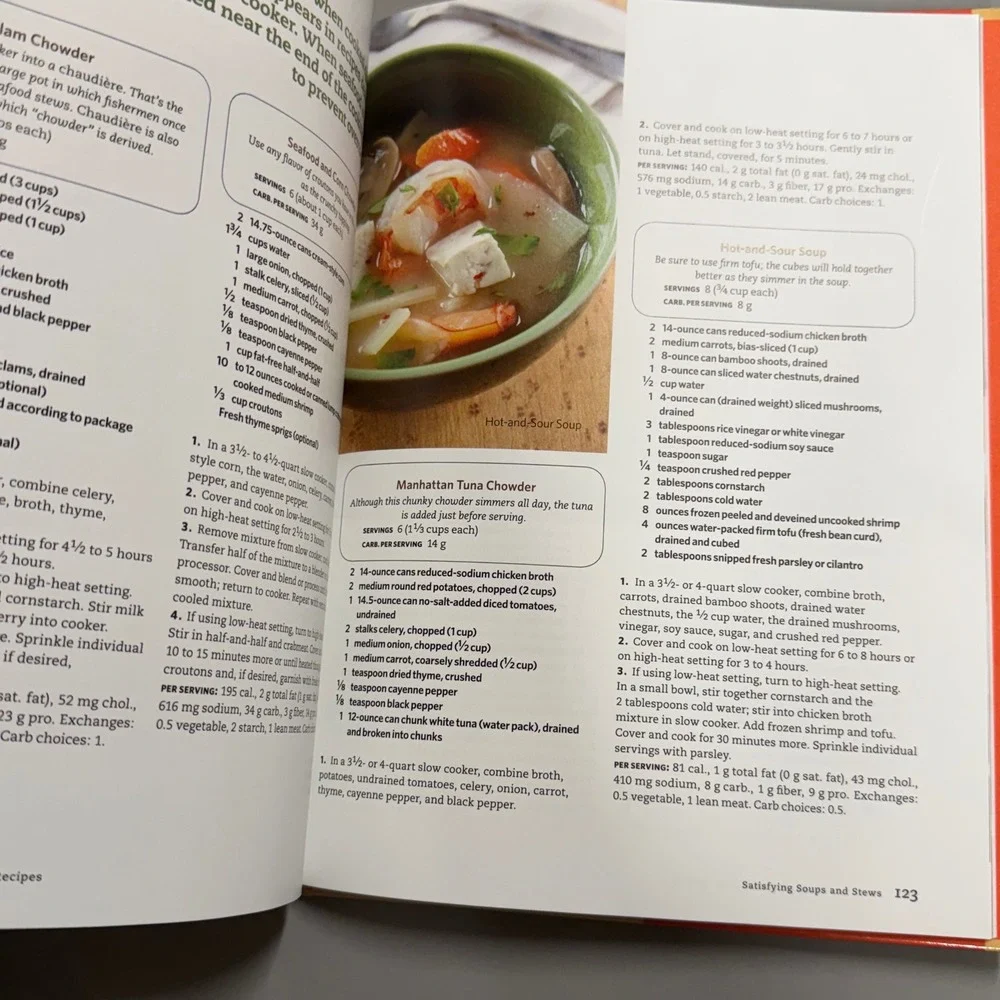 Diabetic Living‎ Favorite Slow Cooker Recipes Cookbook Healthy Meals